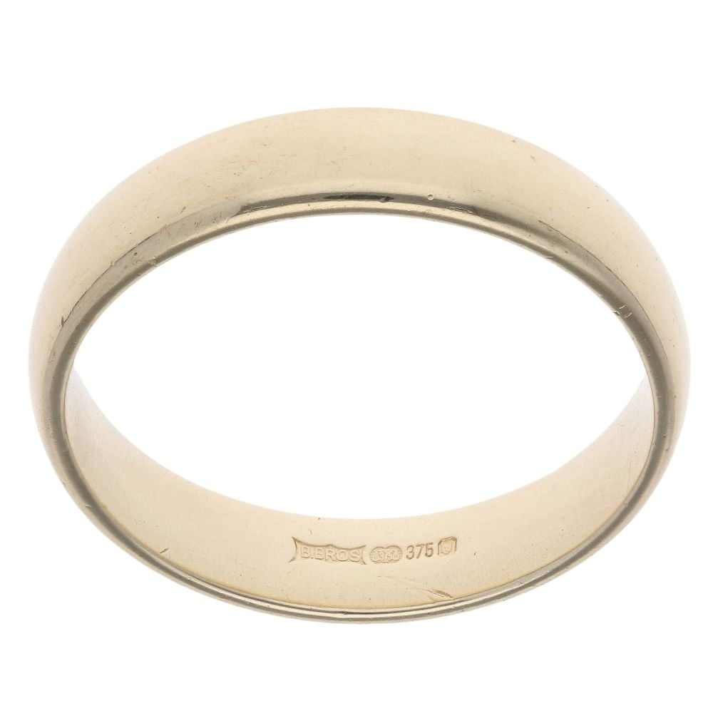 9ct Yellow Gold Wedding Ring 4.7mm