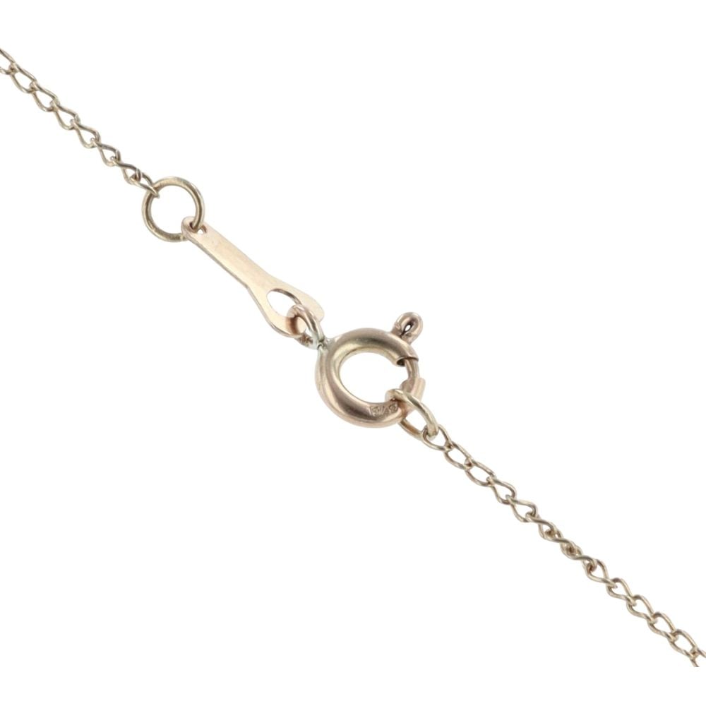 9ct Yellow Gold 0.06ct Diamond and Aquamarine Heart Pendant and Chain 18"