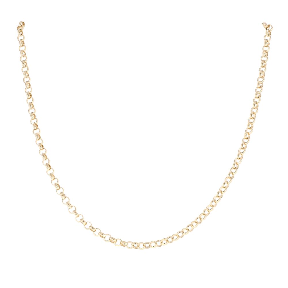 9ct Yellow Gold Belcher Chain 24"