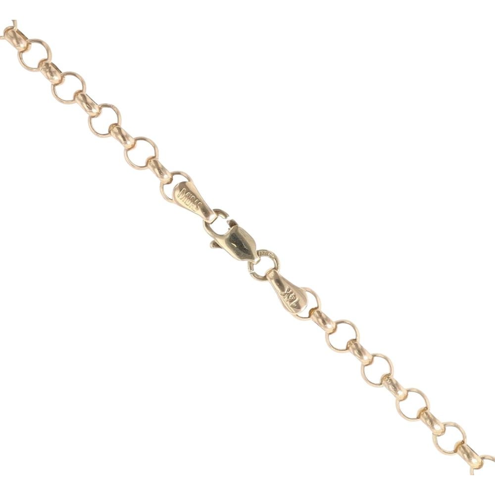 14ct Yellow Gold Belcher Chain 22"