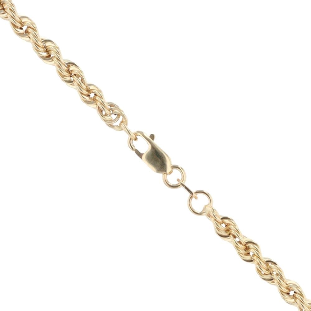 14ct Yellow Gold Rope Chain 22"