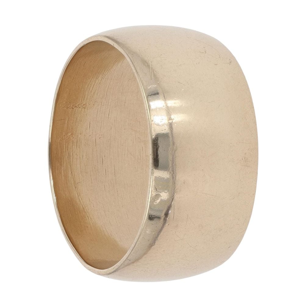9ct Yellow Gold Plain Wedding Band 10mm