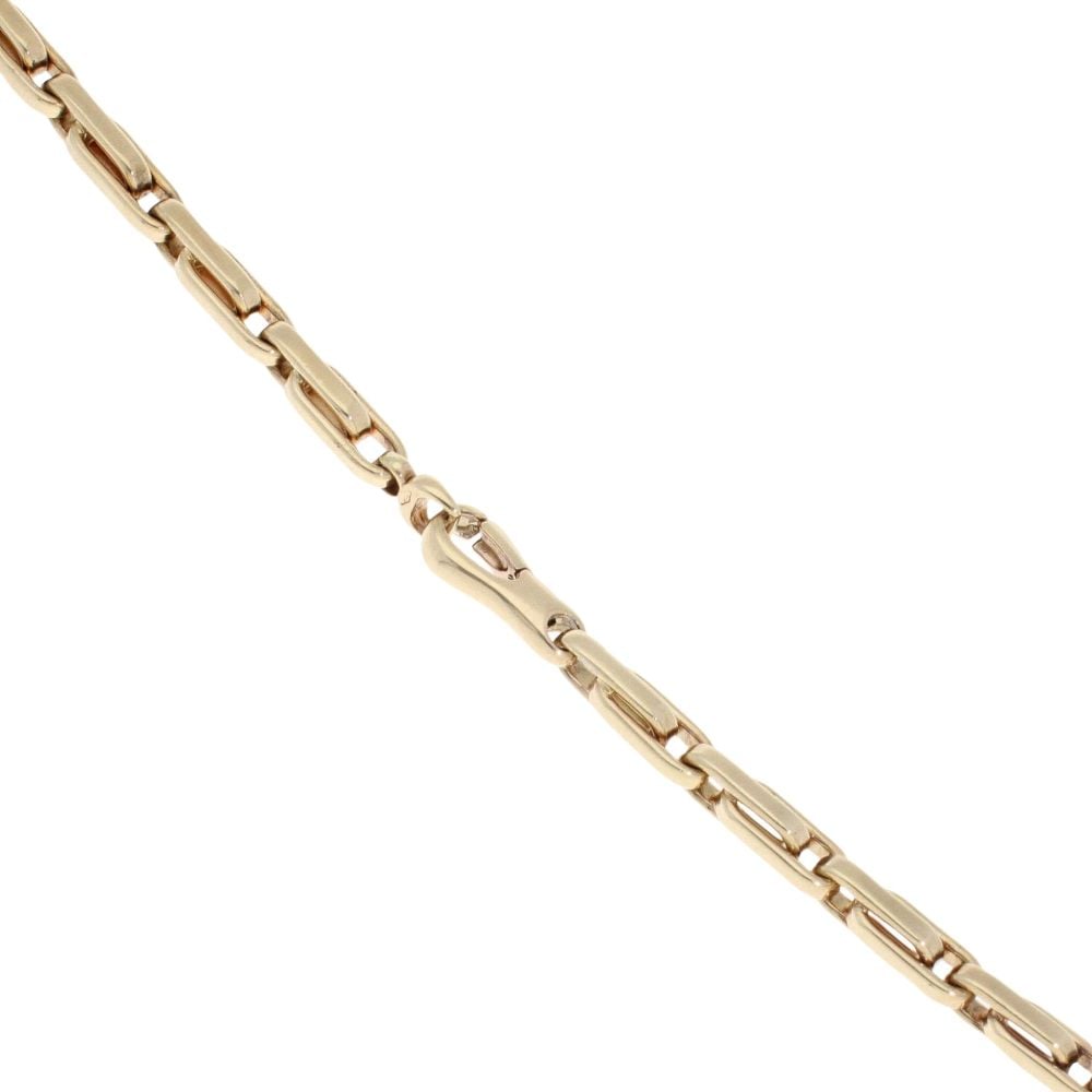 9ct Yellow Gold 0.80ct Diamond Chain 24"