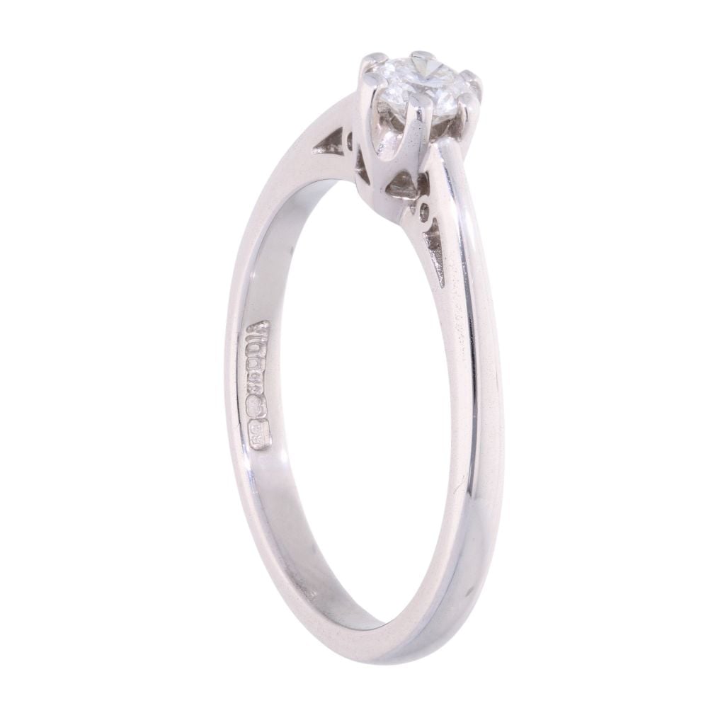 9ct White Gold 0.25ct Diamond Solitaire Ring