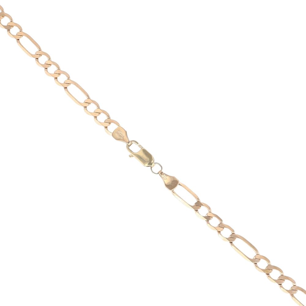 9ct Yellow Gold Figaro Chain 18"