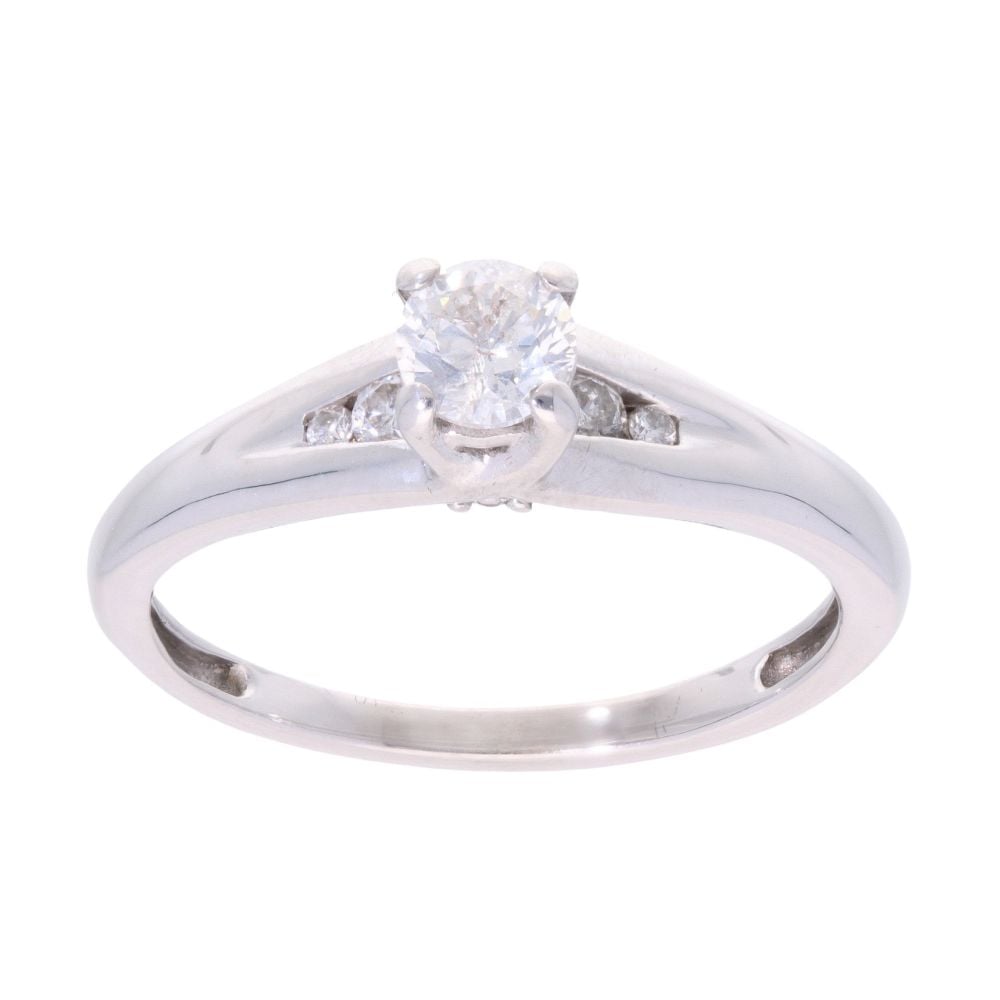9ct White Gold 0.50ct Diamond Solitaire Ring