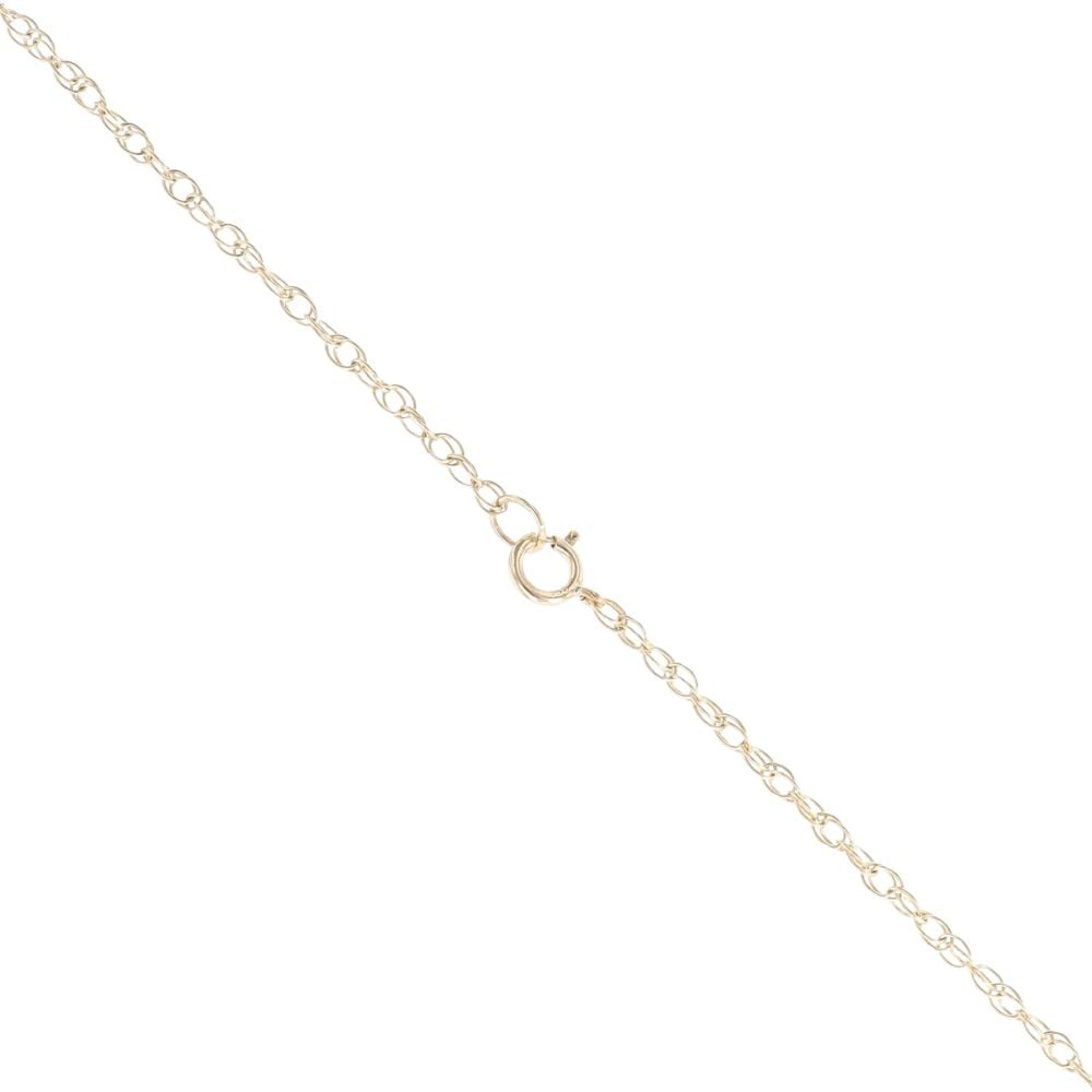 9ct Yellow Gold Patterned Locket Pendant and Chain 20"