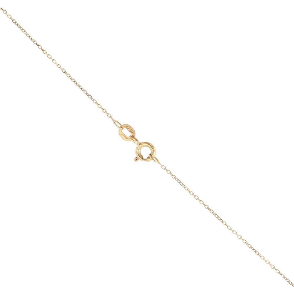 18ct Yellow Gold 0.10ct Diamond And Opal Cluster Pendant And Chain 16"