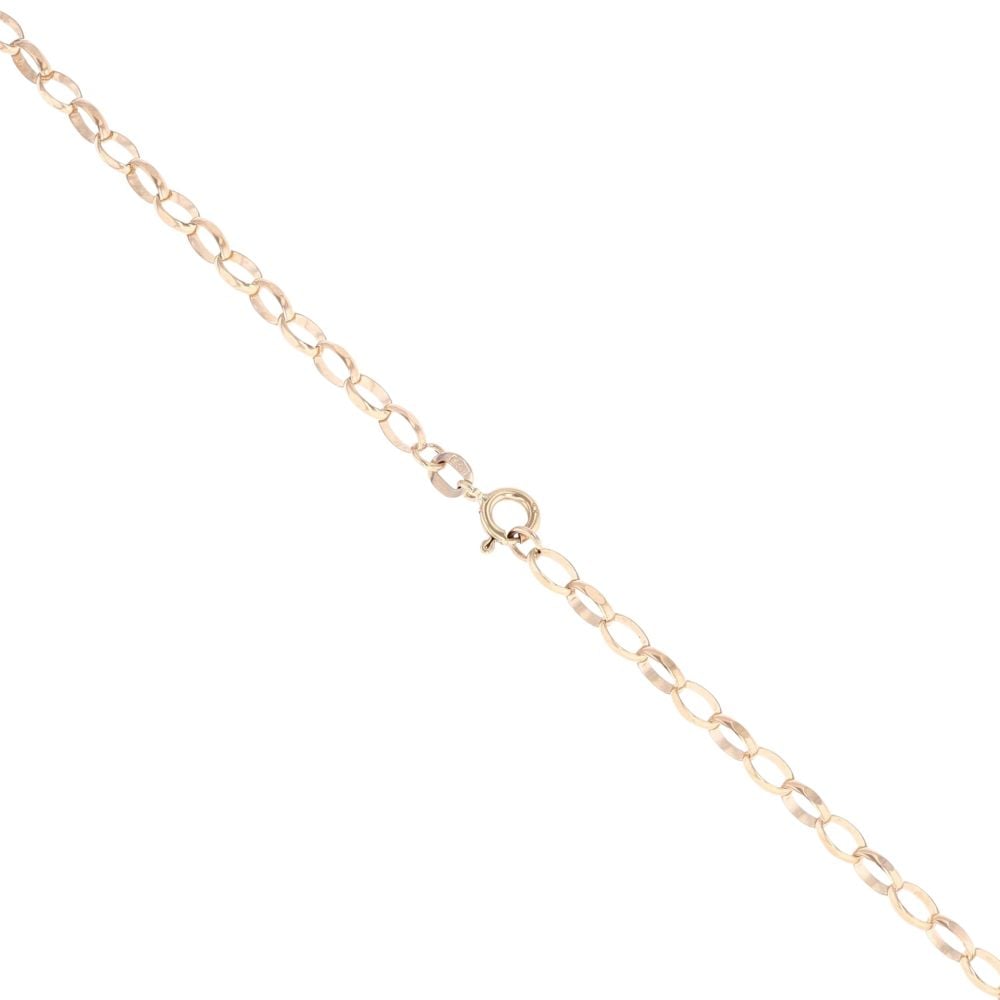 9ct Yellow Gold Belcher Chain 18"