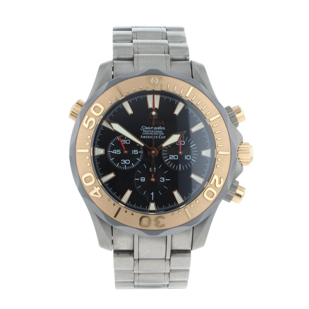 Omega Seamaster 'America's Cup' Pre Owned Watch Ref 22945000