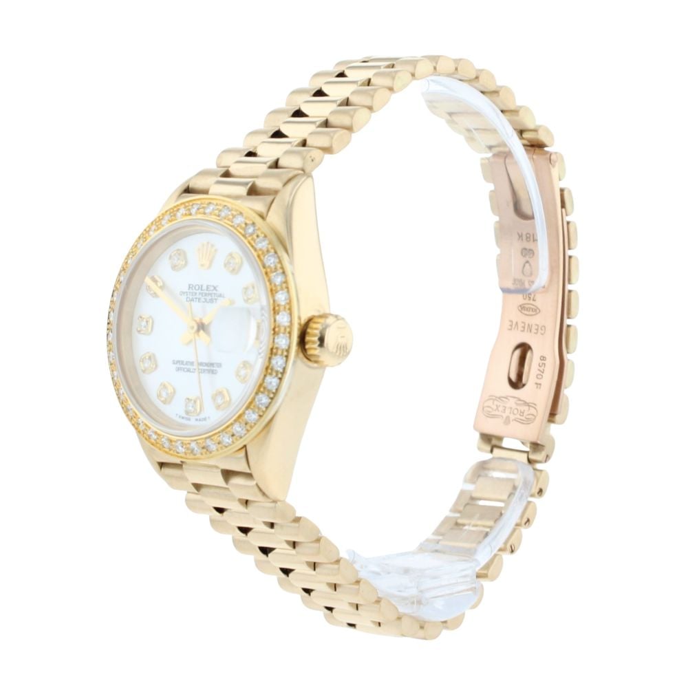Rolex Custom Datejust Pre Owned Watch Ref 69178