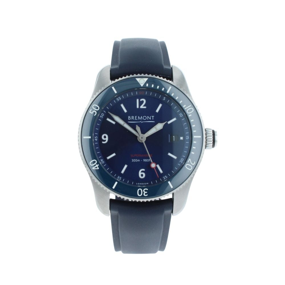 Bremont Supermarine Pre Owned Watch Ref 5300-BL-R-S