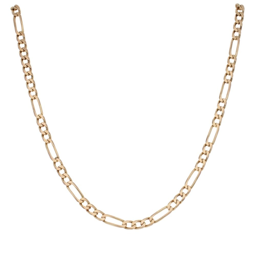 9ct Yellow Gold Figaro Chain 20"