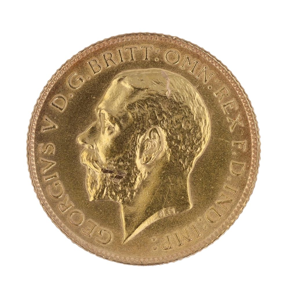 1914 George Half Sovereign Coin