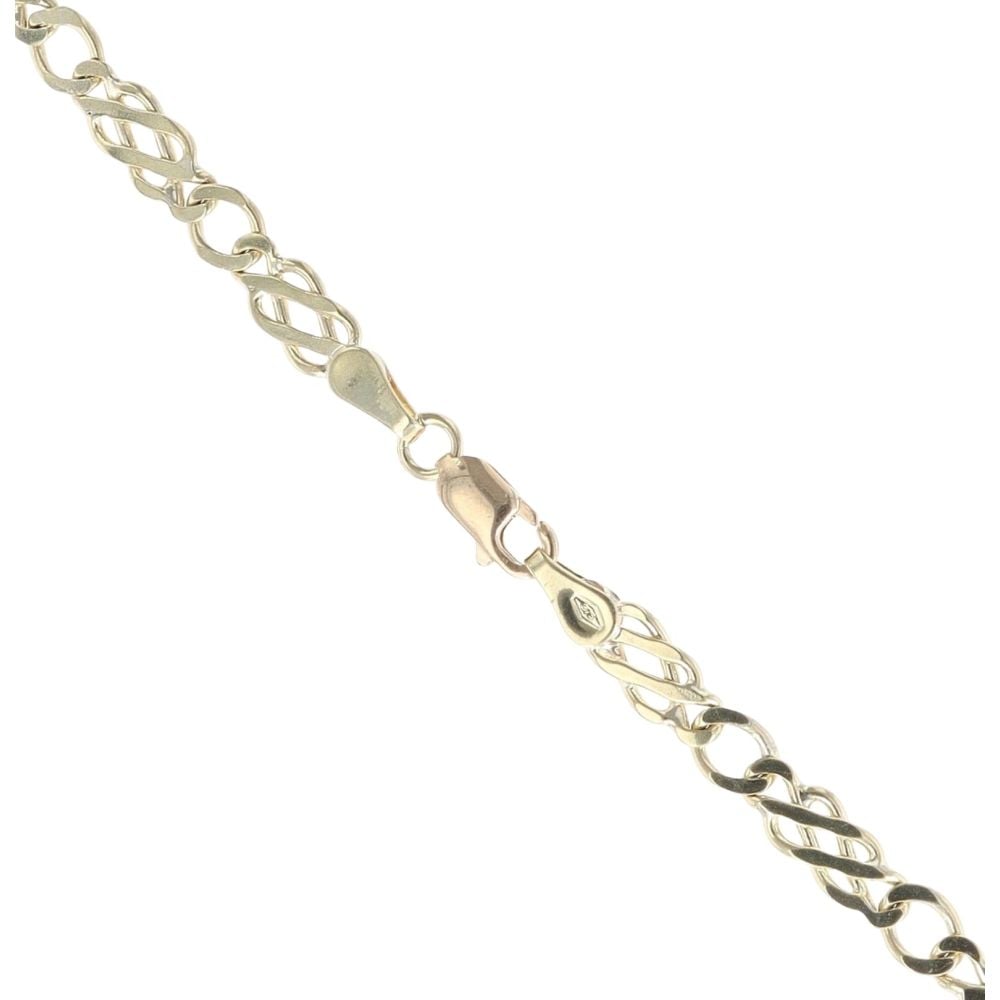 9ct Yellow Gold Celtic Chain 18"