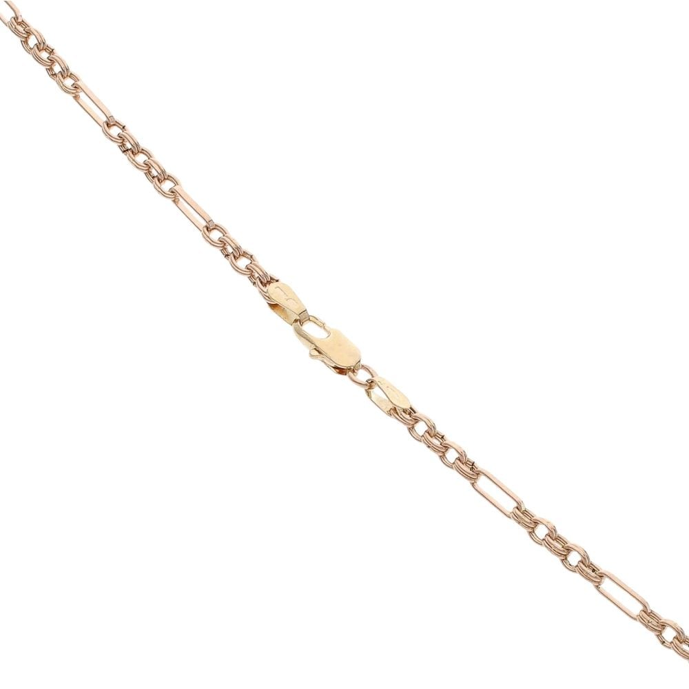 9ct Yellow Gold Fancy Chain 18"