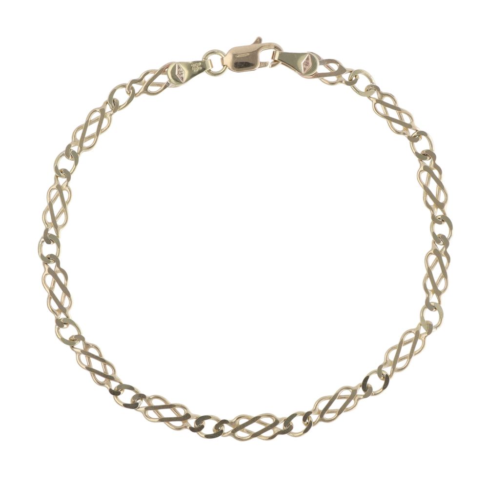 9ct Yellow Gold Celtic Bracelet 7" Ramsdens Jewellery