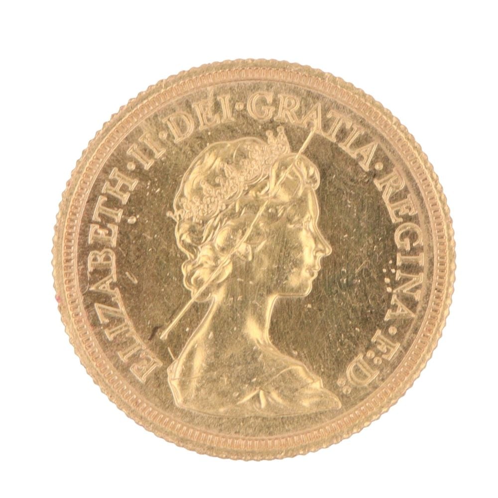 1980 Elizabeth II Full Sovereign Coin