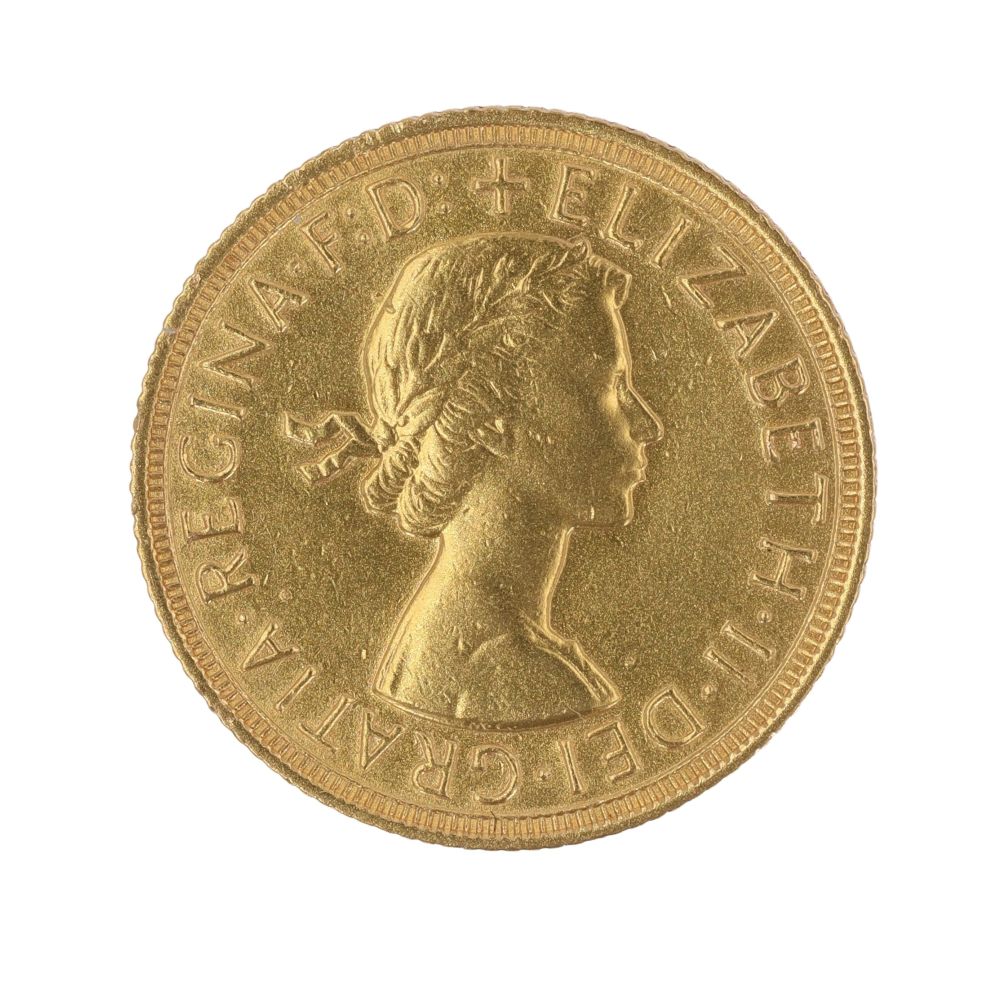 1958 Elizabeth II Full Sovereign Coin