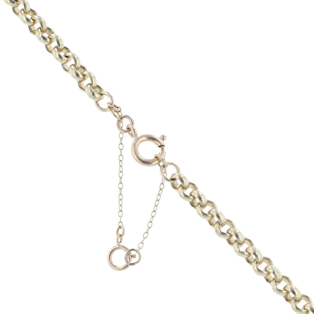 9ct Yellow Gold Belcher Chain 18"