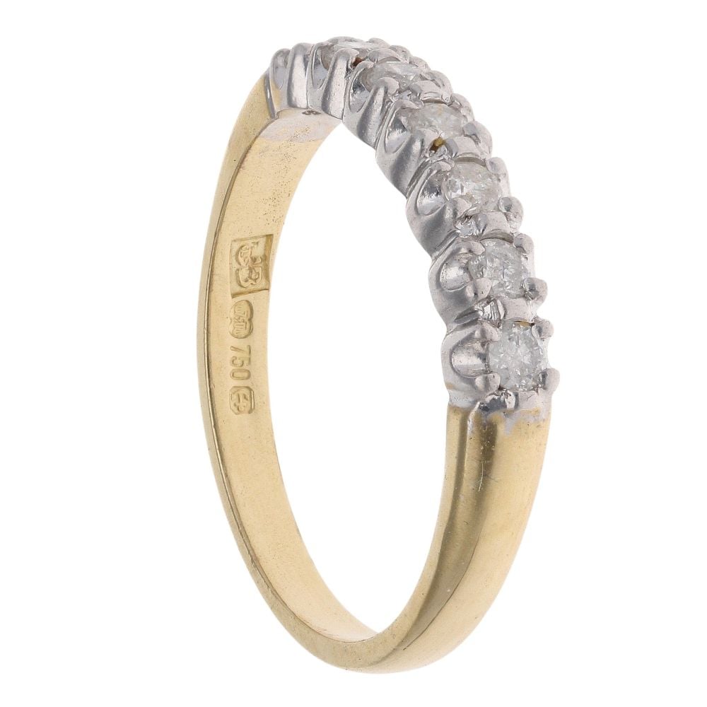 18ct Yellow Gold 0.33ct Brilliant Cut Diamond Eternity Ring