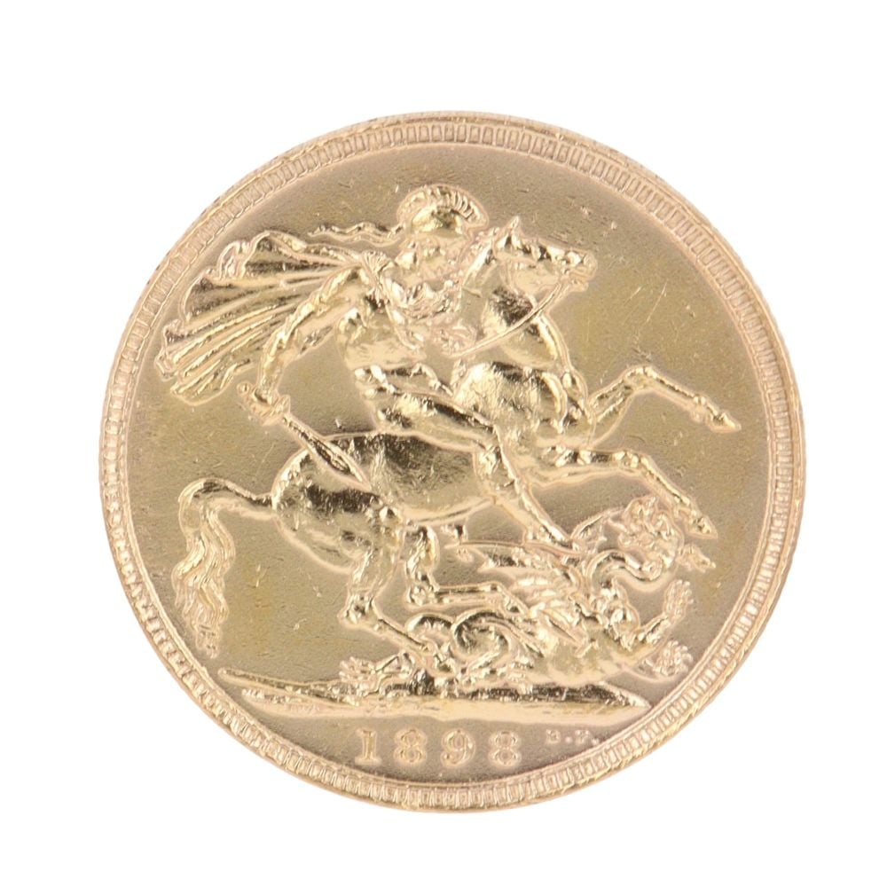 1898 Victoria Full Sovereign Coin
