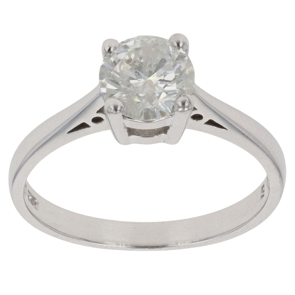 18ct White Gold 1.05ct Brilliant Cut Diamond Solitaire Ring