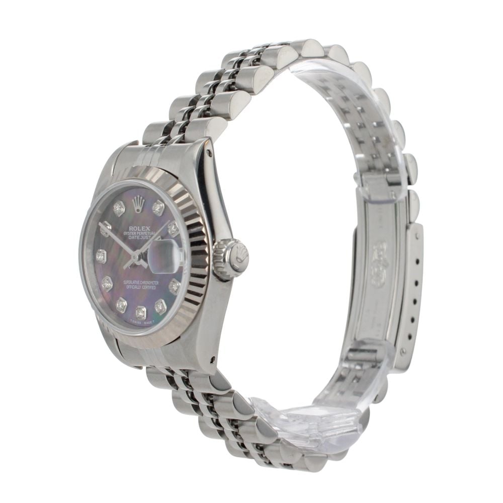 Rolex Custom Datejust Pre Owned Watch Ref 69174