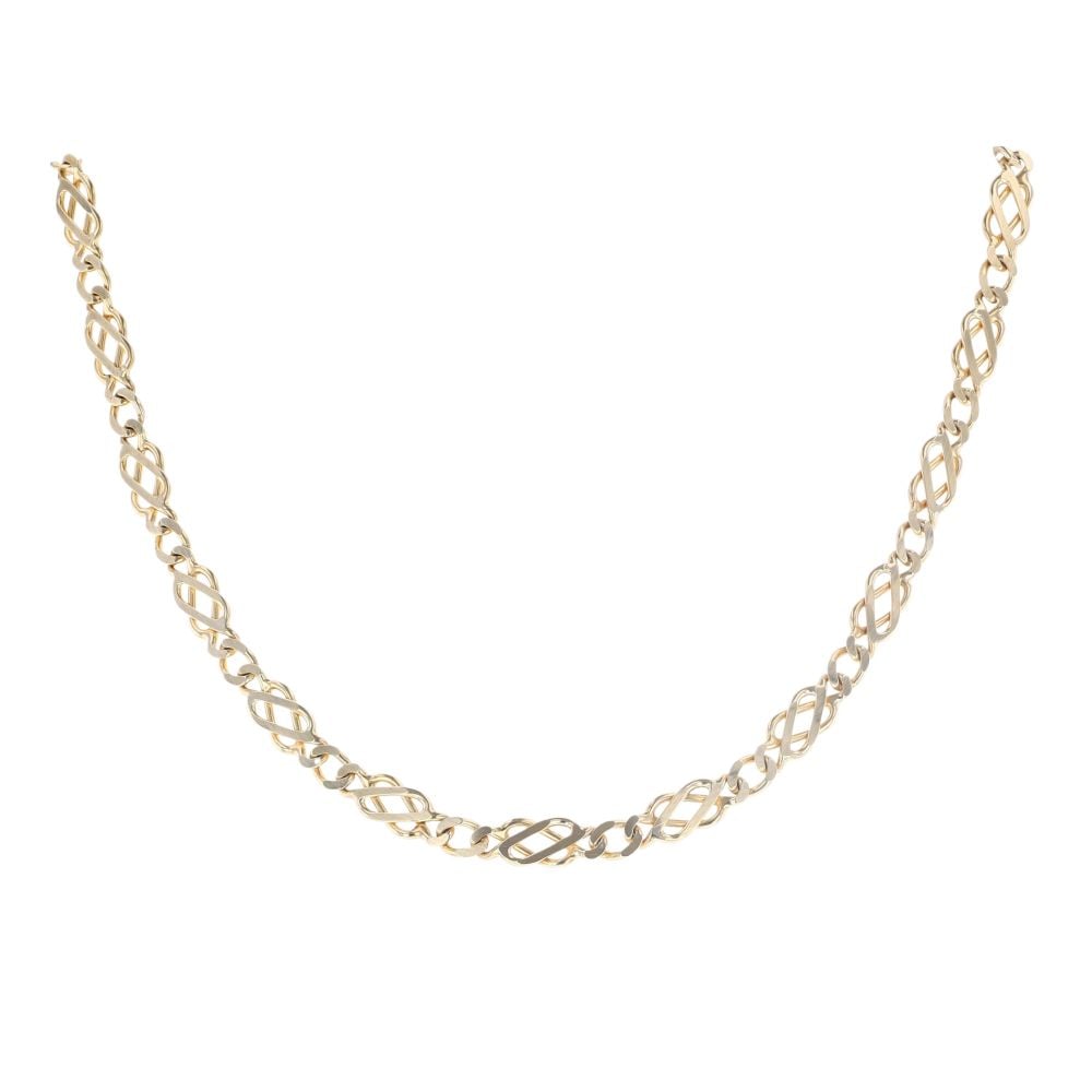 9ct Yellow Gold Celtic Chain 18"