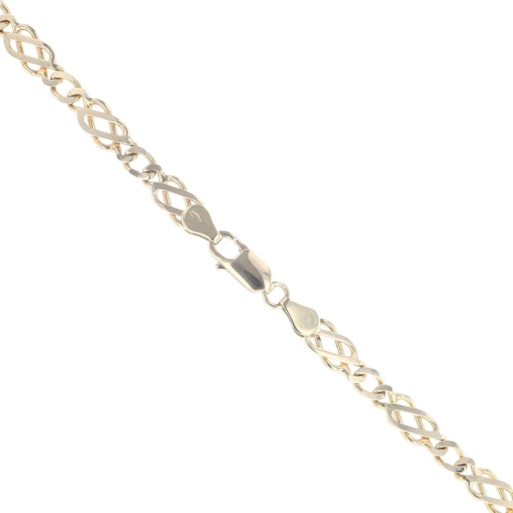 9ct Yellow Gold Celtic Chain 18"