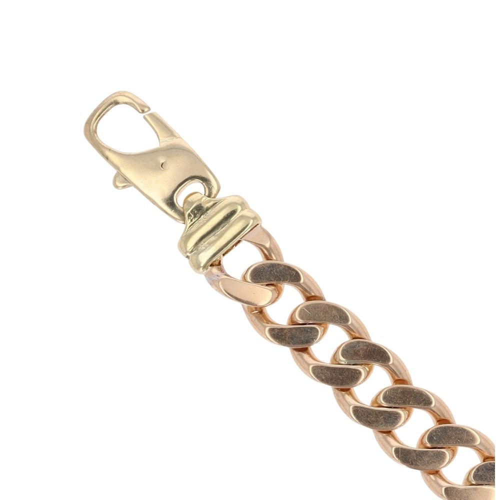 9ct Yellow Gold Curb Bracelet 7.5"