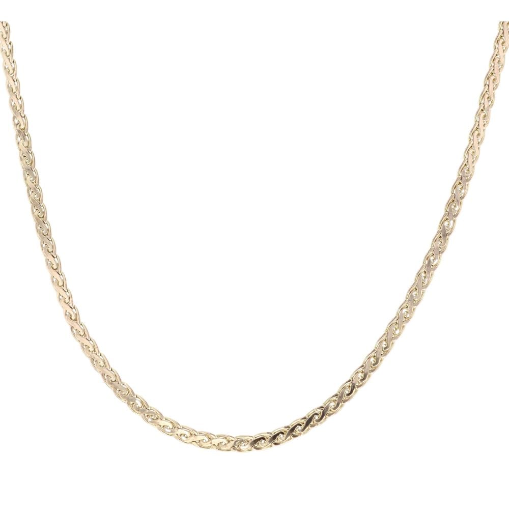 9ct Yellow Gold Fancy Chain 18"