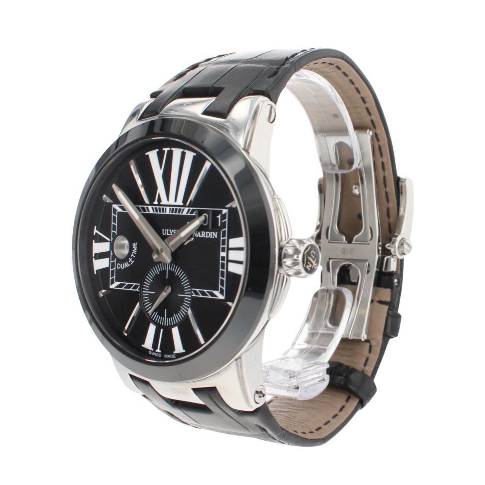 Ulysse Nardin Executive Dual Time Pre Owned Watch Ref 243-00