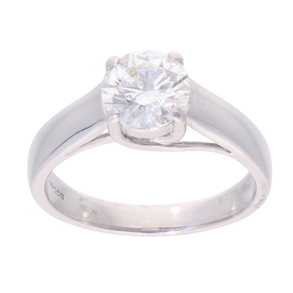18ct White Gold 1.70ct Diamond Solitaire Ring