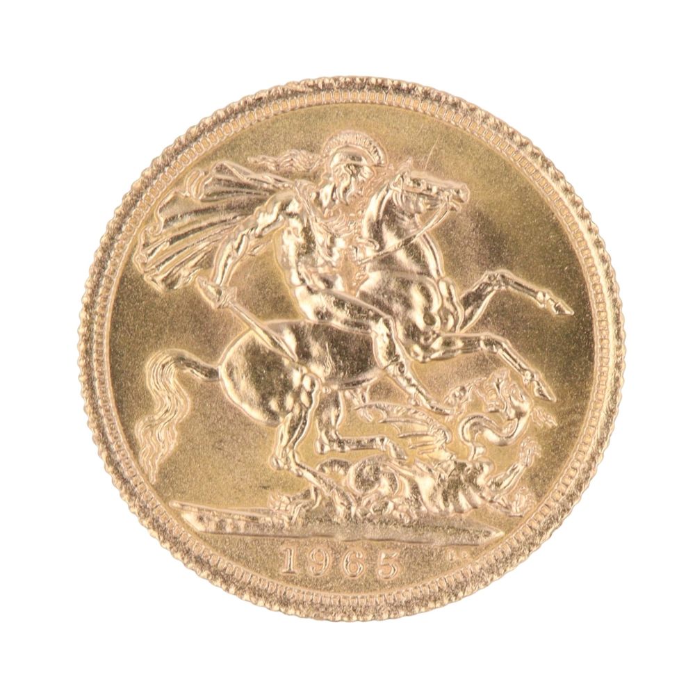 1965 Elizabeth II Full Sovereign Coin