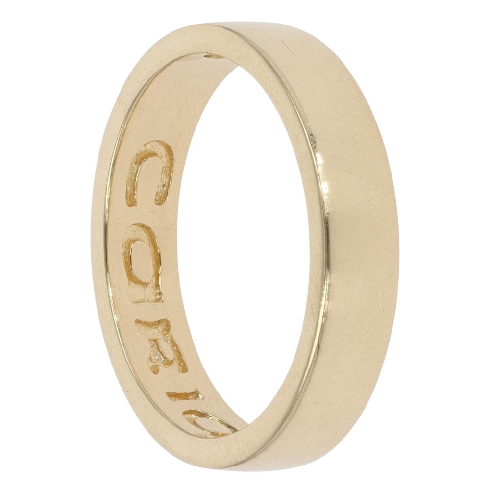 18ct Yellow Gold 0.03ct Diamond Solitaire Clogau Ring RAMS745326637005 ...