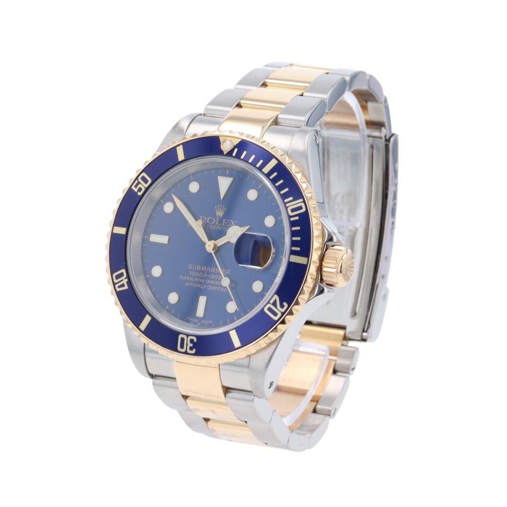 Rolex Submariner 'Bluesy' Pre Owned Watch Ref 16613
