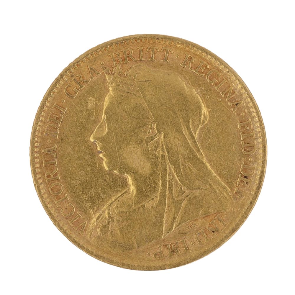1898 Victoria Half Sovereign Coin
