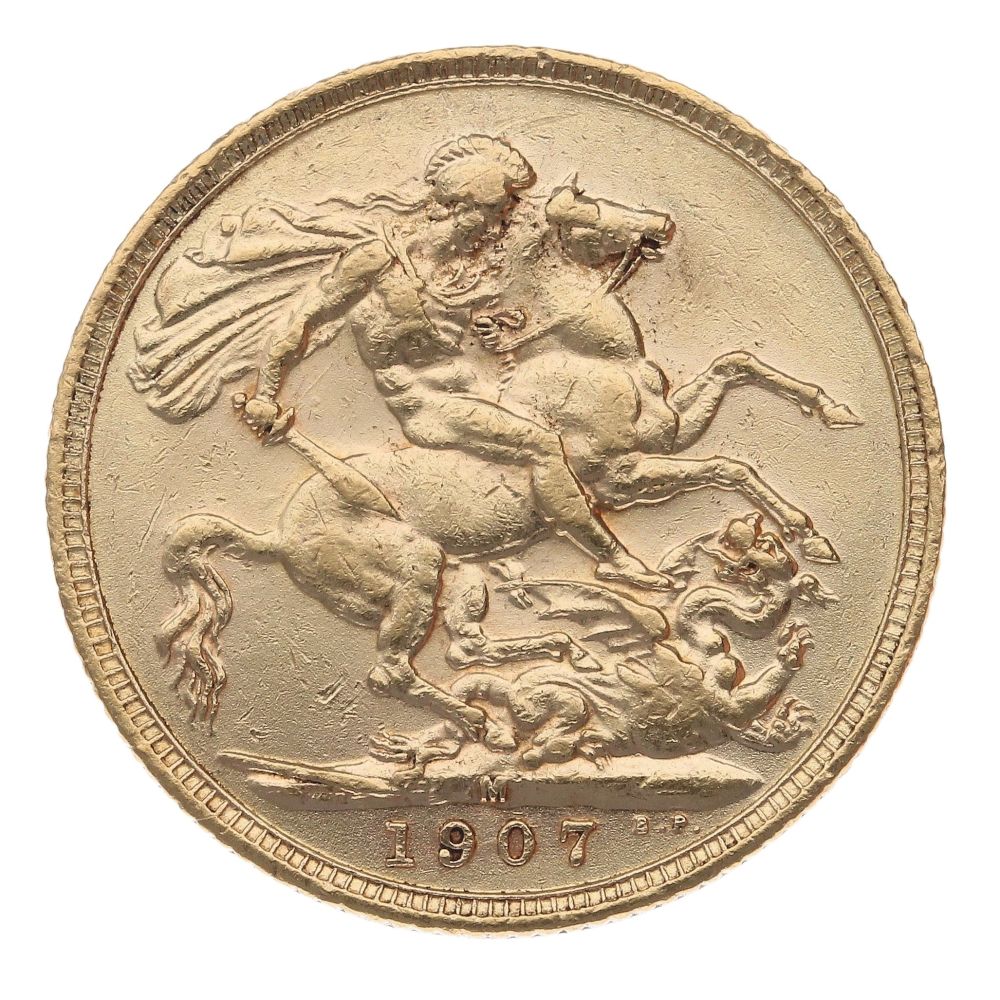 1907 Edward VII Full Sovereign Coin RAMS960378246005 | Ramsdens Jewellery