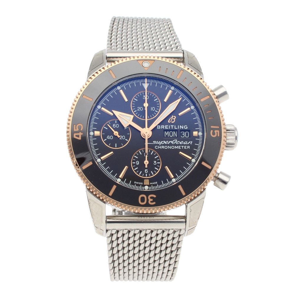 Rose Gold Pre Owned Breitling Superocean 42 Pre-Owned Breitling