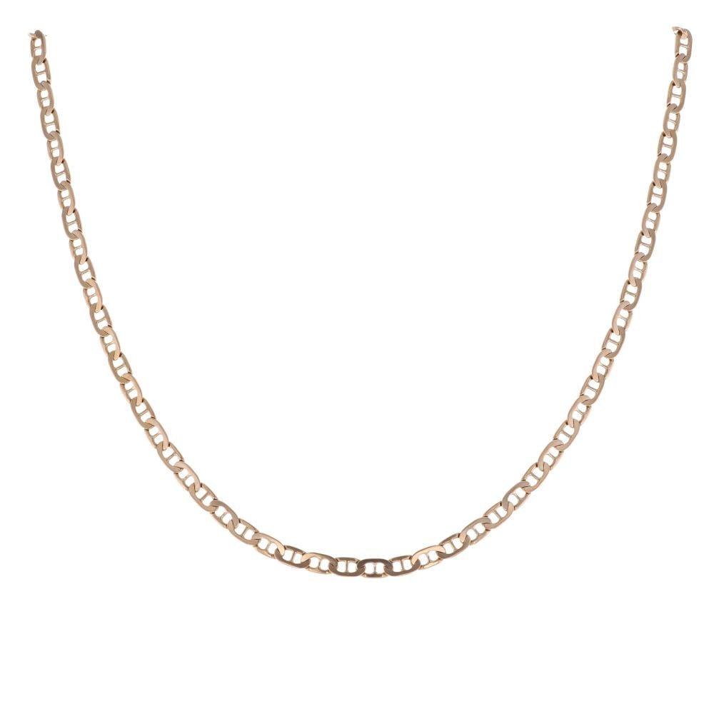 14ct Yellow Gold Anchor Chain 18"