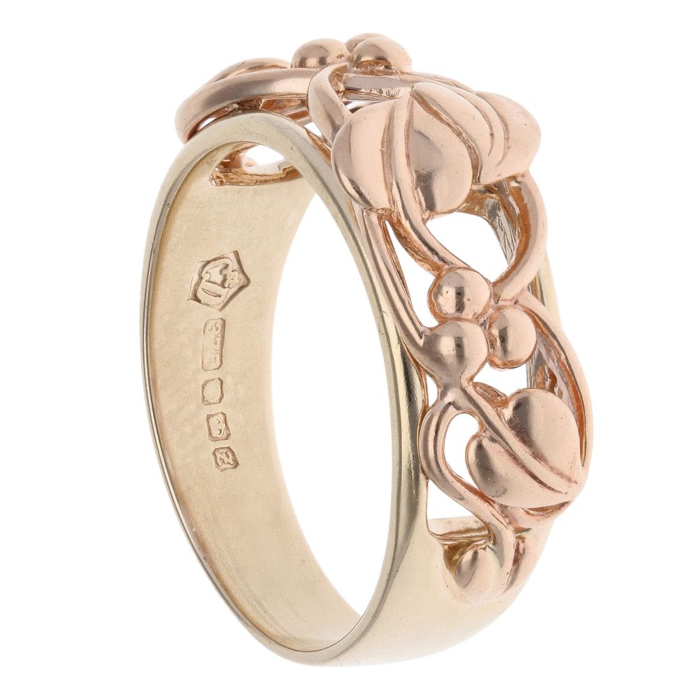 9ct Yellow and Rose Gold Clogau Vine Of Life Ring