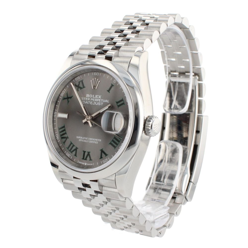 Rolex Datejust Wimbledon Pre Owned Watch Ref 126200