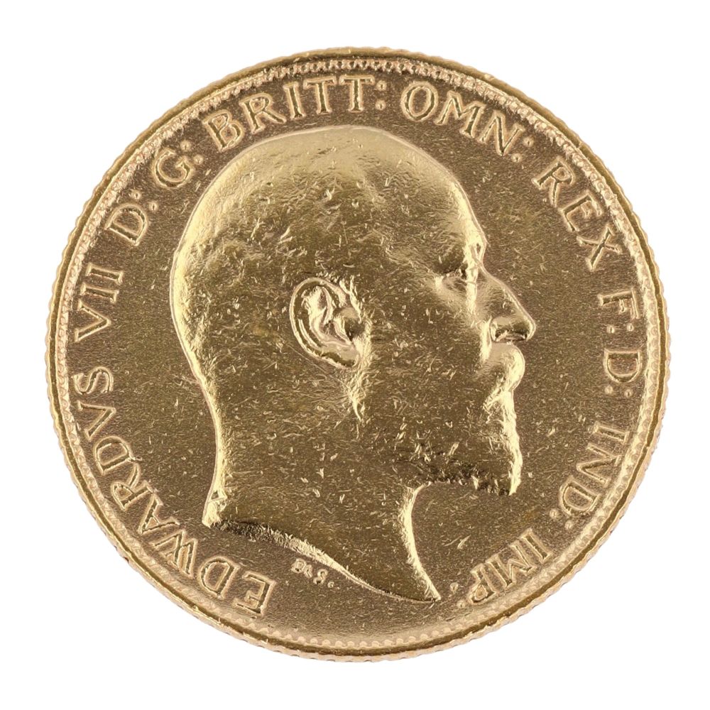 1907 Edward London Half Sovereign Coin Ramsdens Jewellery