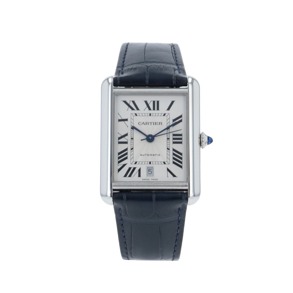Cartier Tank Solo Pre Owned Watch Ref 4324 Ramsdens Jewellery