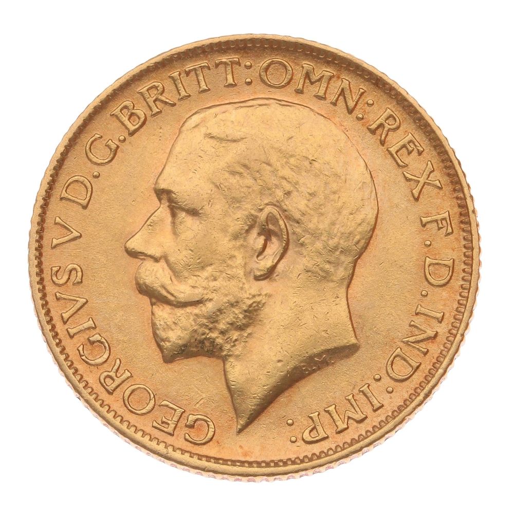 1913 George V Full Sovereign Coin
