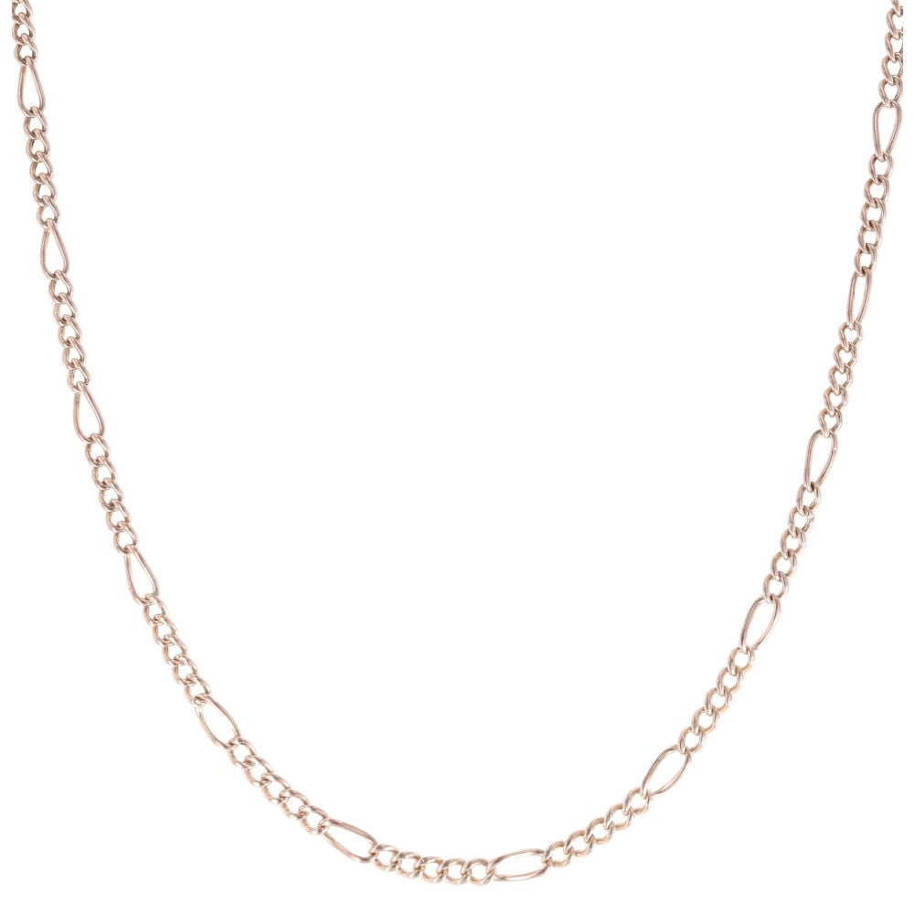 9ct Yellow Gold Figaro Chain 18"