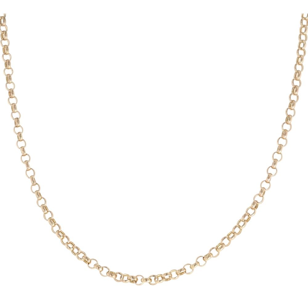 14ct Yellow Gold Belcher Chain 22"