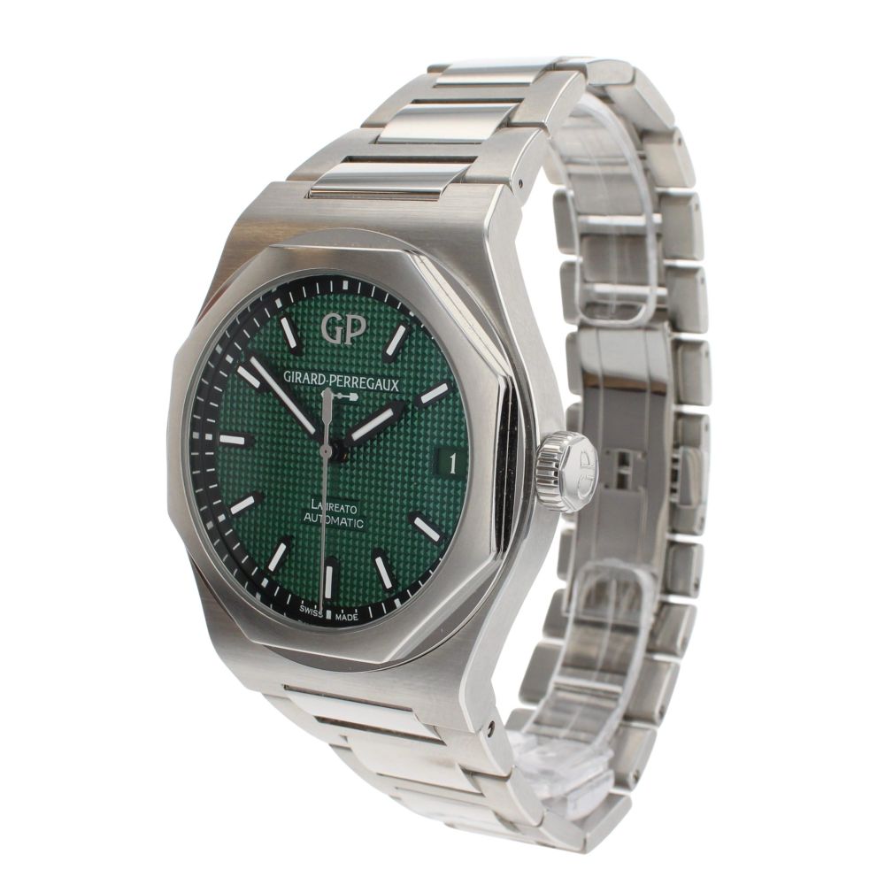 Girard Perregaux Laureato Pre Owned Watch Ref 810101131531CM Ramsdens Jewellery