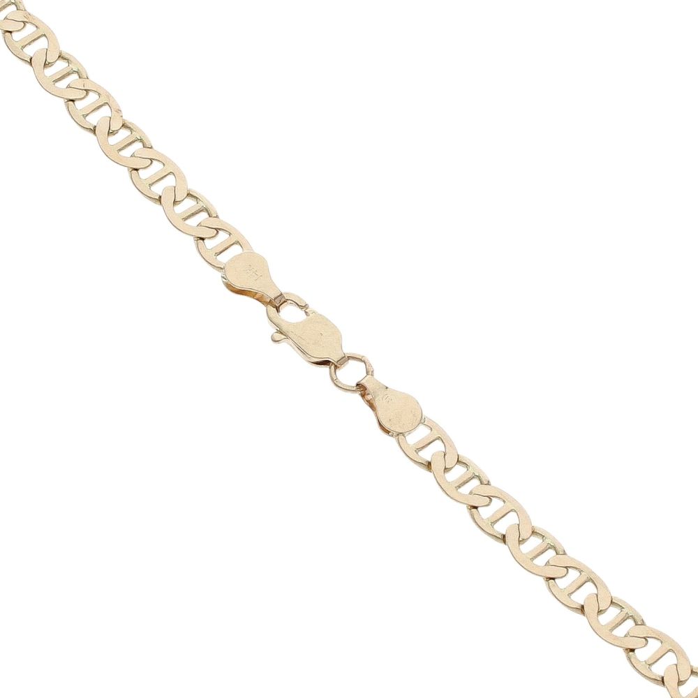 14ct Yellow Gold Anchor Chain 22"